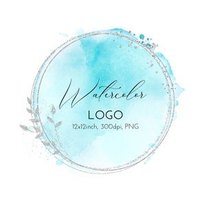 Logo Hintergrund PNG - Blauer Strich Aquarell Clipart - Aquarell Splash - Kommerzielle Nutzung