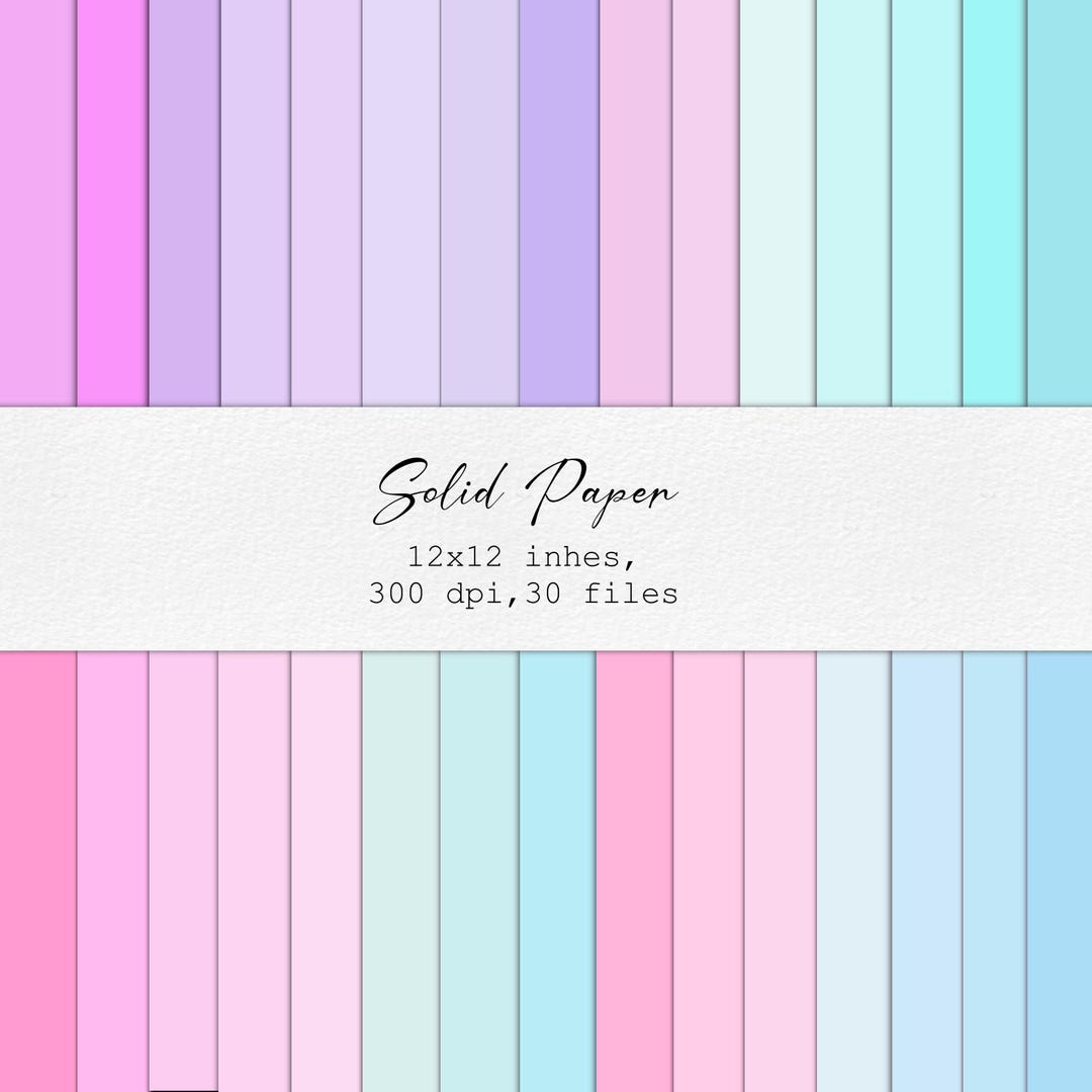 Candy Color Digital Paper Pack: 12x12 Scrapbook Backgrounds (JPEG ...