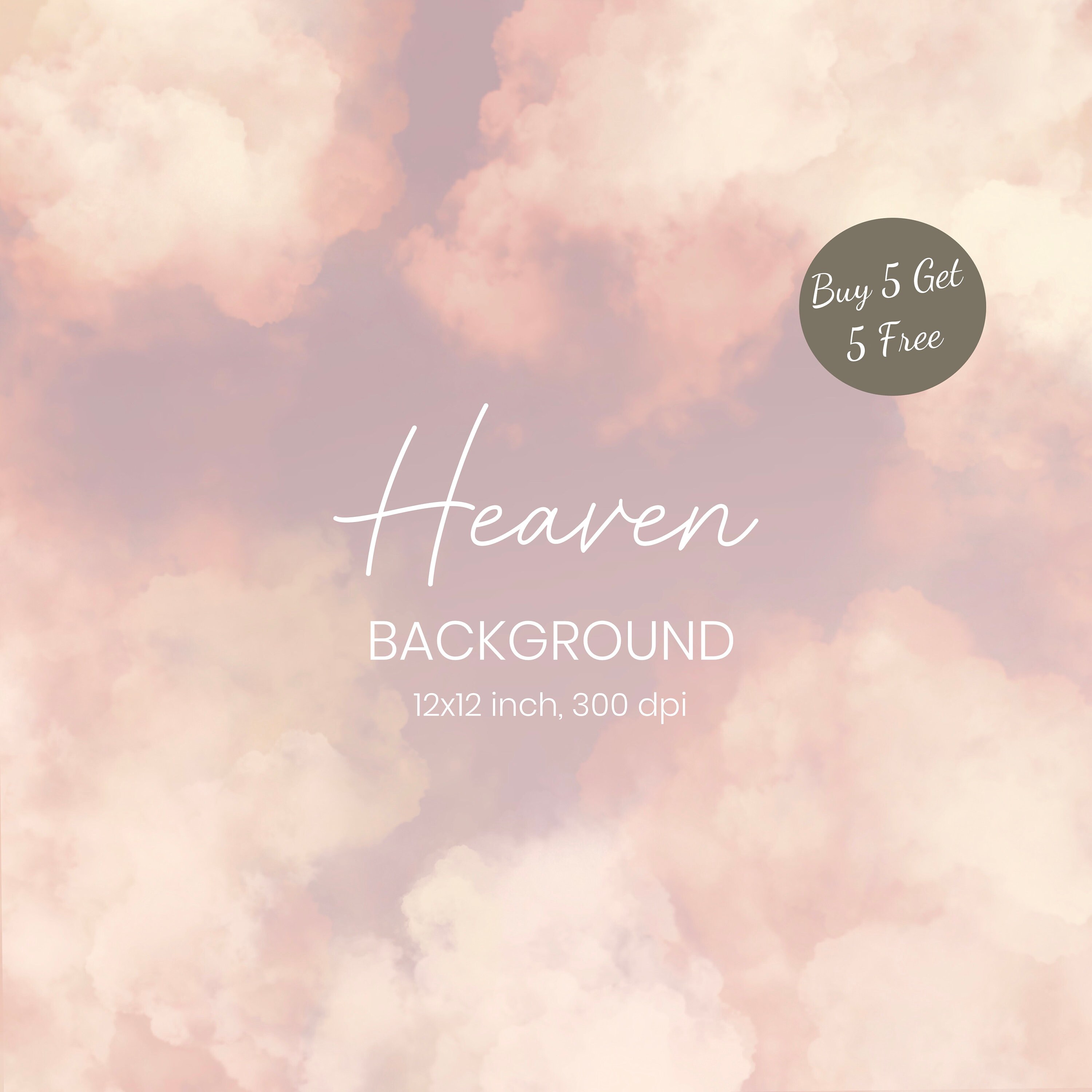Heaven Background - Etsy