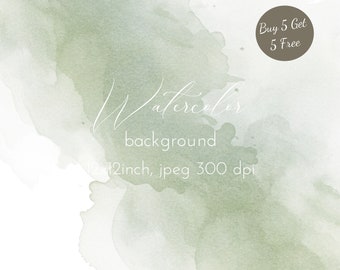 Green Yellow Watercolor Background Clipart Abstract Background ...