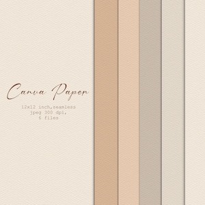 Beige Digital Paper Pack, Soft Art Textures, Gradient Paper, Seamless Patterns, Scrapbooking Paper, Digital Download, Graphic Design