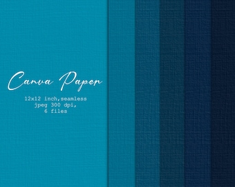 Ozeanblaues Digital Paper Pack: Nahtloser Farbverlauf (Digitaler Download)