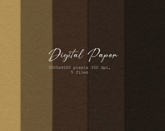 Brown Beige Palette Digital Paper Pack: Gradient Textures (Digital Download)