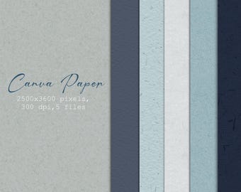 Ozeanblaues Digital Paper Pack: Nahtloser Farbverlauf (Digitaler Download)