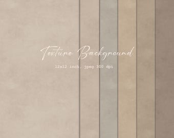 Beige Digital Paper Pack, Pastel Sand Color Paper, Soft Art Textures, Gradient Paper, Digital Download, Graphic Design