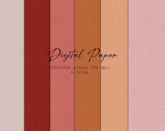 Digitaal papierpakket Romantic Palette: gradiëntstructuren (digitale download)
