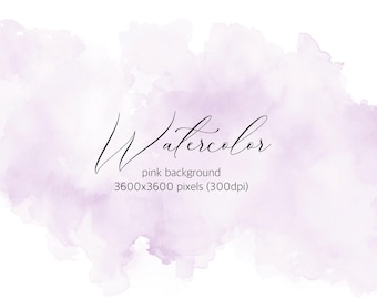 Violet Watercolor Background: Abstract Texture Digital Paper (JPEG)