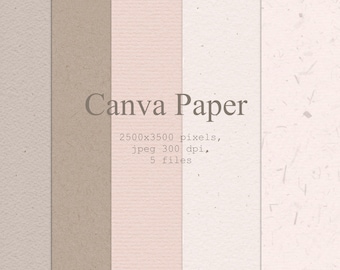 Beige Watercolor Paper Textures: Neutral Digital Backgrounds (Digital Download)