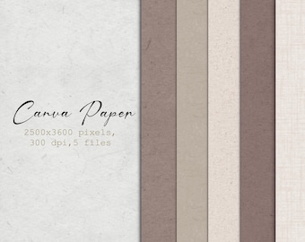 Papel digital con textura neutra: Fondos para scrapbooking (Descarga digital)