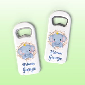 Personalized Baby Shower Favors for Guests in Bulk, Customizable Baby Shower Favors Bottle Opener Magnet