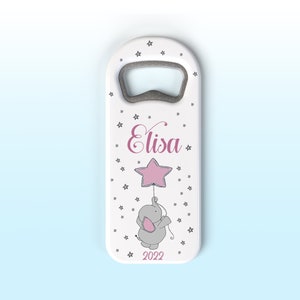Customized Baby Shower Favors for 1st Birthday or Baptism Event, Baby Shower Bottle Opener Magnet