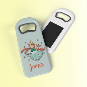 Magnete personalizzabile per l'apertura del biberon per il baby shower, battesimo dell'ospite Regalo Apribottiglie per il frigorifero Magnete