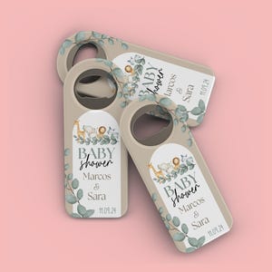 Jungle Theme Baby Shower, Safari Theme Baby Shower, Safari Party Favors, Jungle Party Favors, Safari Animals Bottle Opener Magnet BF102