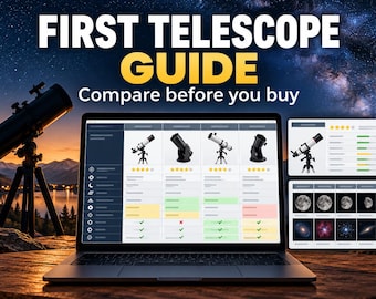Guía para comprar tu primer telescopio: Hoja de cálculo comparativa de telescopios para principiantes