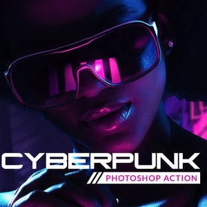 Cyberpunk Photoshop Action
