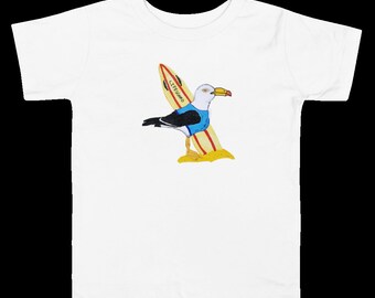 Seagull Lifeguard Kids T-Shirt - Your Child's Beachside Buddy!