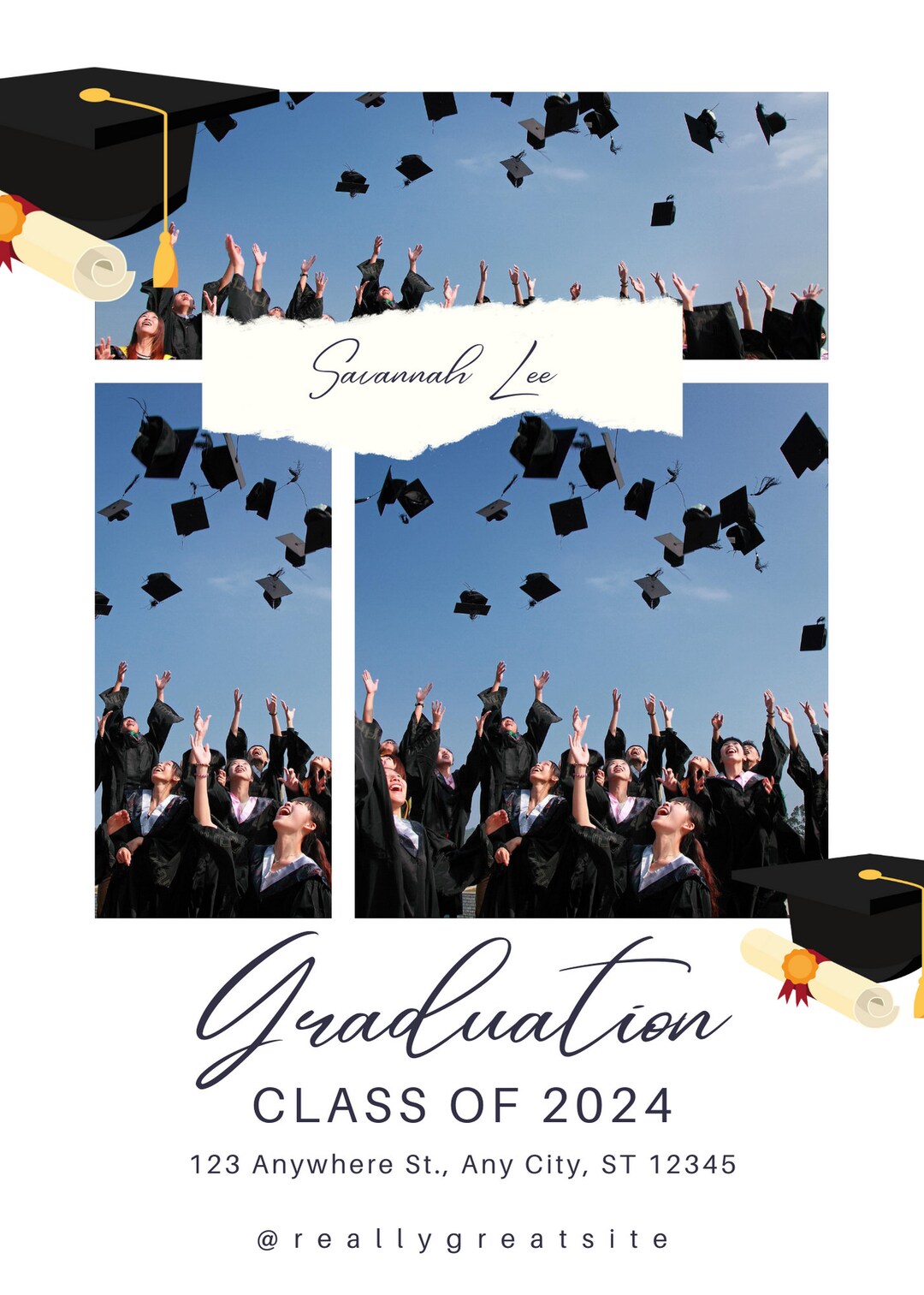 Printable Graduation Announcements - Etsy