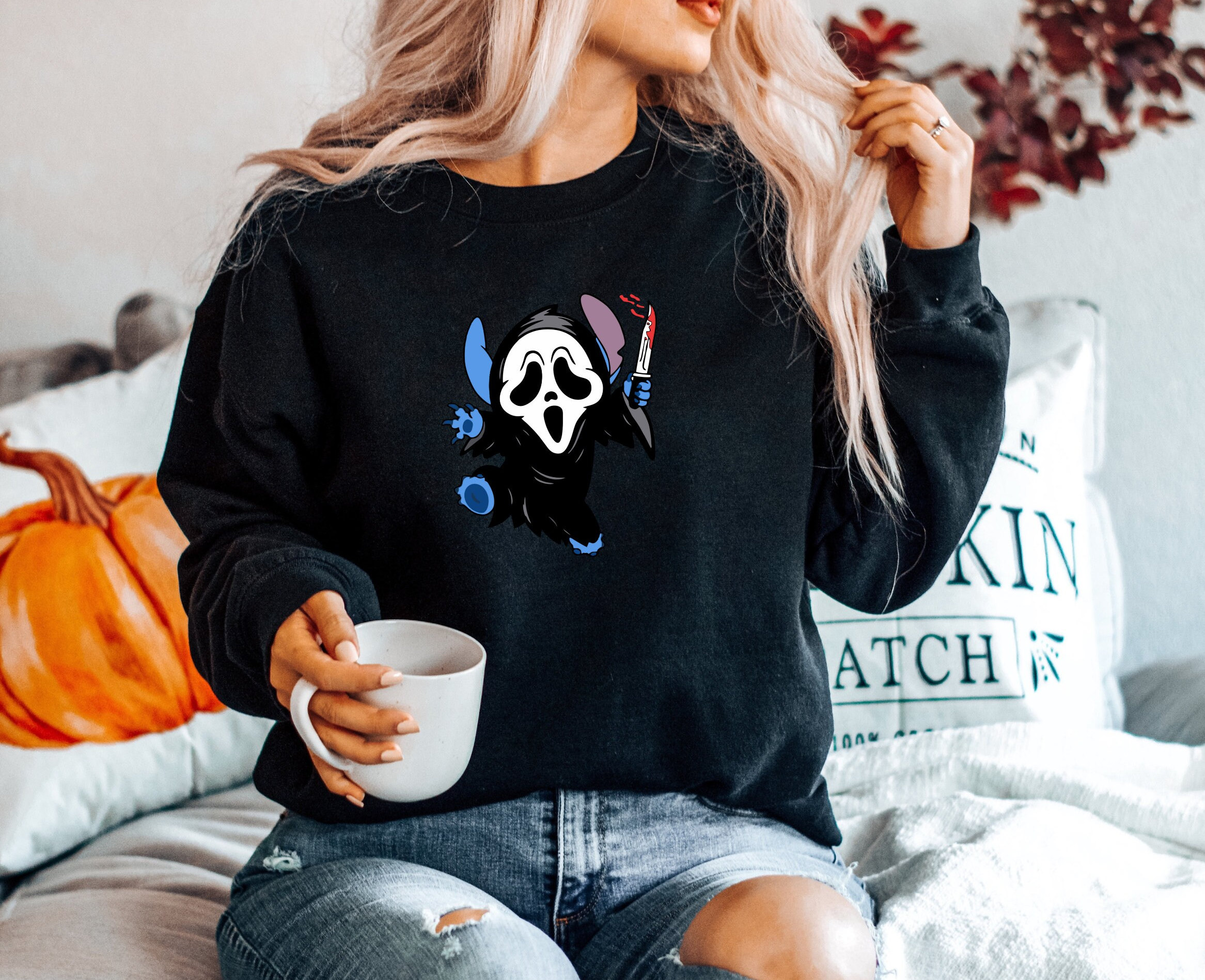 Stitch hoodie oversize - Etsy France