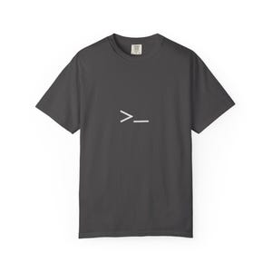 Terminal Prompt TShirt  Minimalist Coding Design  Dark Mode Techwear  Programmer & Developer Gift  Modern Minimal Geek Tee