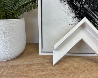 White Stain Canvas Floater Frame 22mm Deep | Canvas Floater frames for Canvas Pictures or artwork | Canvas Tray Frames