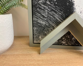 Light Grey Stain Canvas Floater Frame 40mm Deep | Canvas Floater frames for Canvas Pictures or artwork | Canvas Tray Frames