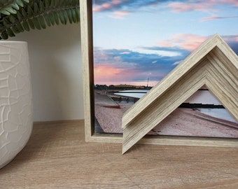 Light Wood Veneer Canvas Floater Frame 26mm Deep | Canvas Floater frames for Canvas Pictures or artwork | Canvas Tray Frames