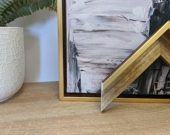 Andover Gold Canvas Floater Frame 32mm Deep | Canvas Floater frames for Canvas Pictures or artwork | Canvas Tray Frames