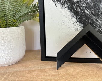 Black Paint Canvas Floater Frame 40mm Deep | Canvas Floater frames for Canvas Pictures or artwork | Canvas Tray Frames