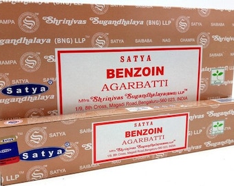 Satya Benzoin: Natural purifying incense