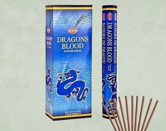 HEM Sang de Dragon Bleu: Natural purifying incense Sand De Dragon Bleu