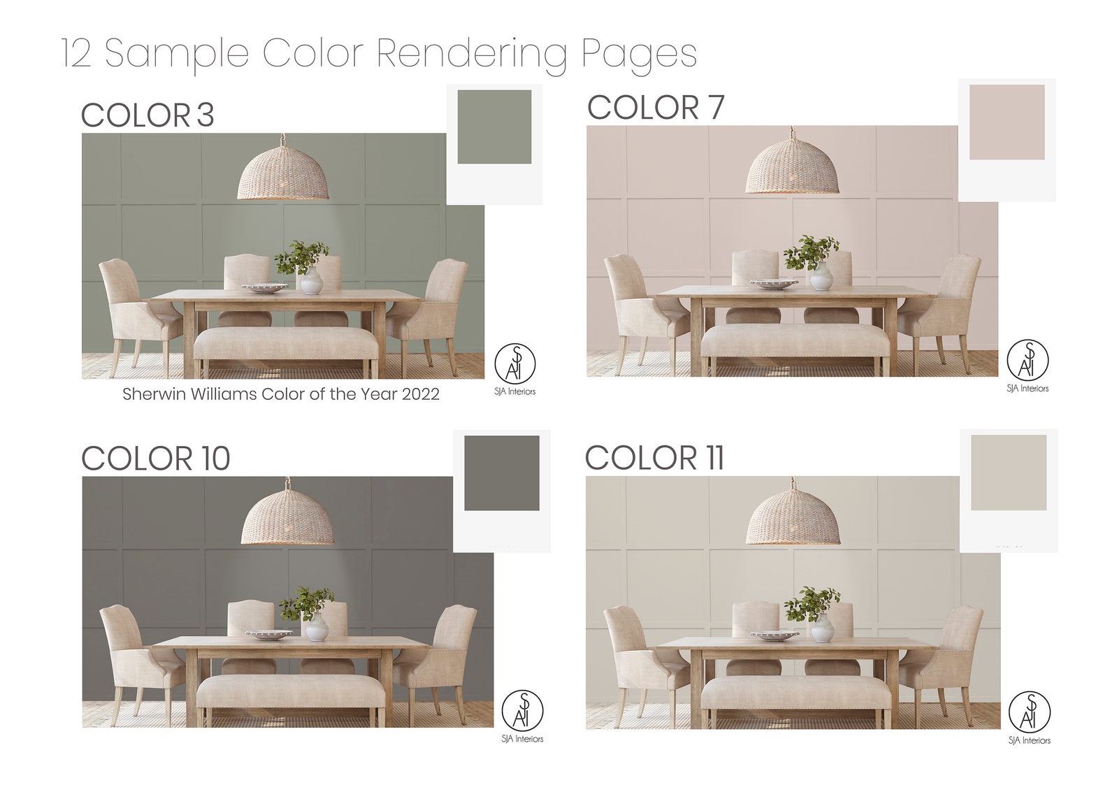 Sherwin Williams Color of the Year 2022 Evergreen Fog Paint Etsy