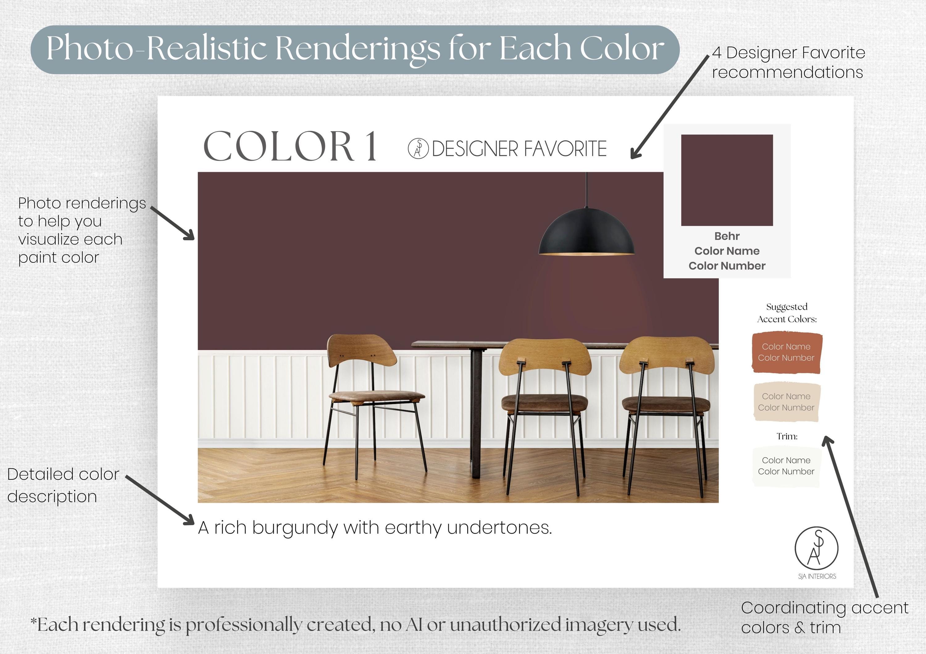Behr Mid-century Modern Paint Palette | Coordinating Color Scheme ...