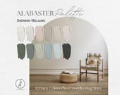 Sherwin Williams Alabaster Paint Palette: Interior Design Color Scheme (PDF Download)