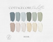 Cottagecore Paint Palette | Behr | Professional Paint Scheme | e-design | Interior Design