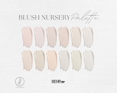 Blush Nursery Paint Palette | Behr | e-design | Professional Paint Scheme | Interior Design