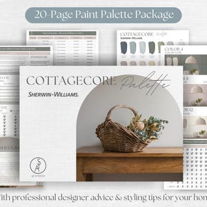 Cottagecore Paint Palette | Sherwin Williams | Professional Color ...
