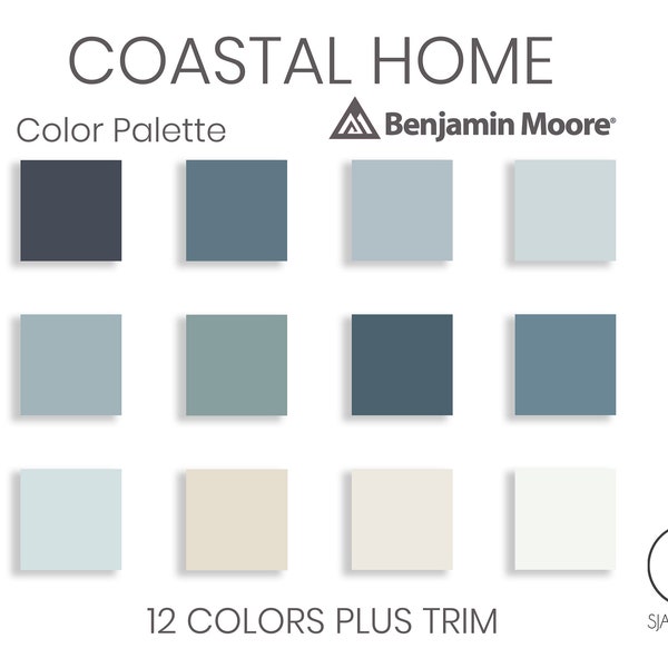Benjamin Moore Coastal Colors Etsy