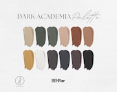 Dark Academia Behr Paint Palette: Interior Design Color Scheme (PDF Download)