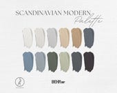 Scandinavian Modern Color Palette | Behr | Professional Paint Scheme | Interior Design | e-design