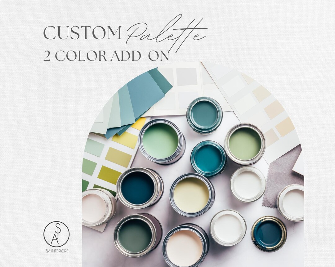 2 Color Color Add-on for Custom Palettes - Etsy