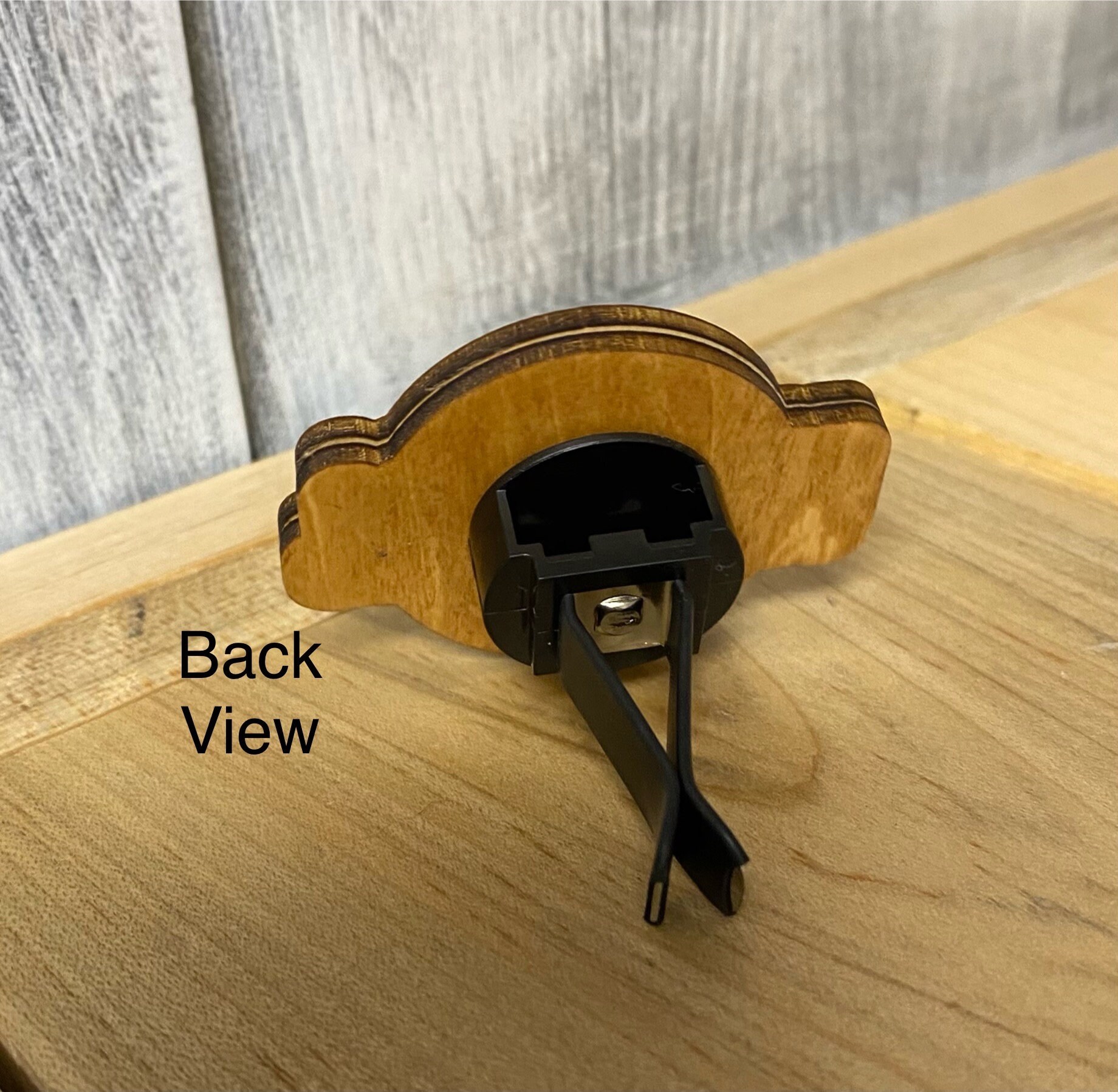 Pickleball Vent Clip - Retro Lettering- Laser Cut & Engraved Wood ...
