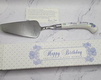 Cake Server Happy Birthday 1999 Avon