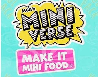 MGA Miniverse Make It Mini Food DINER CAFE SERIES 1 & 2 Craft Kit (U Choose  Kit)