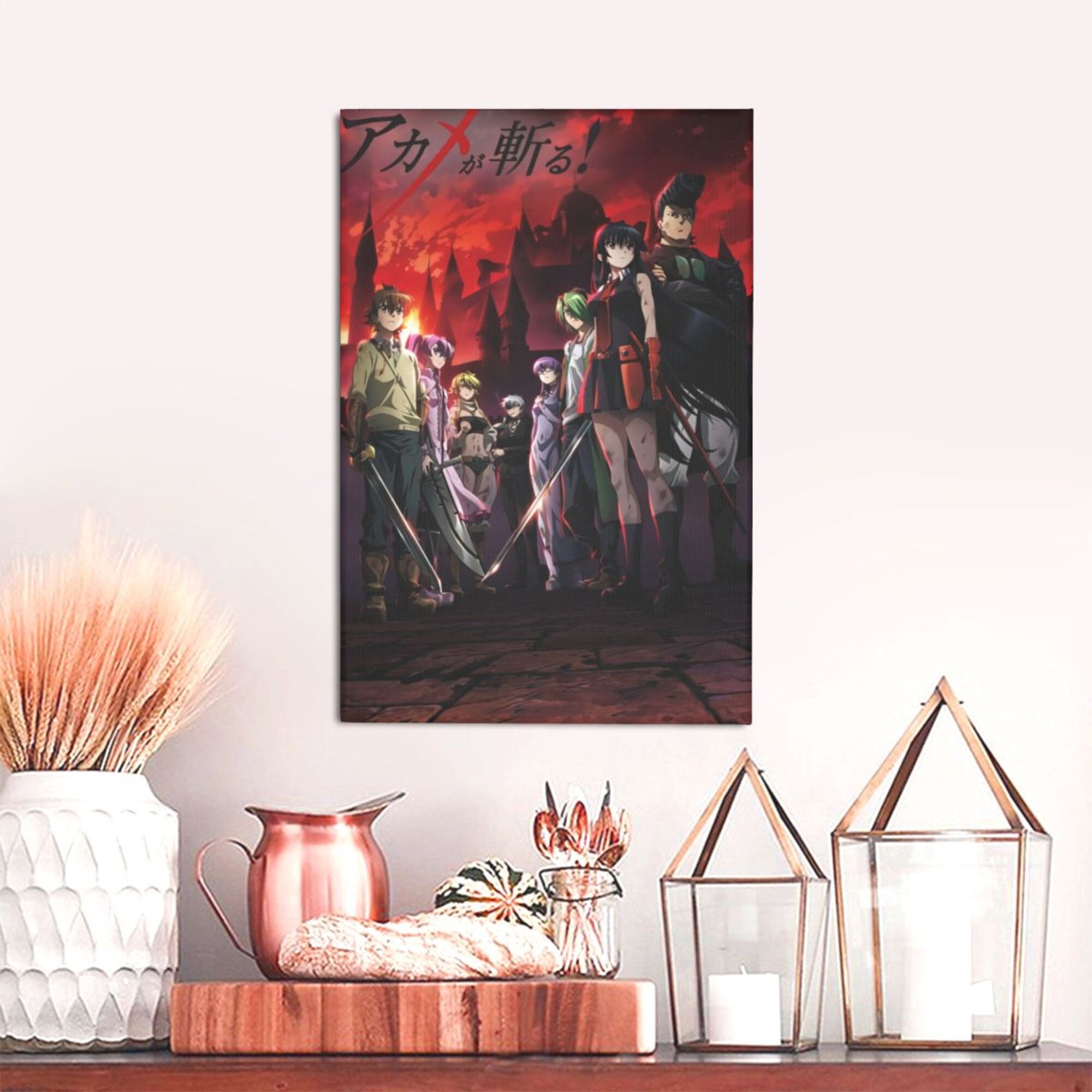 Anime Akame Ga Kill! Poster Wall Scroll – Cosplay Room Decor – 2732