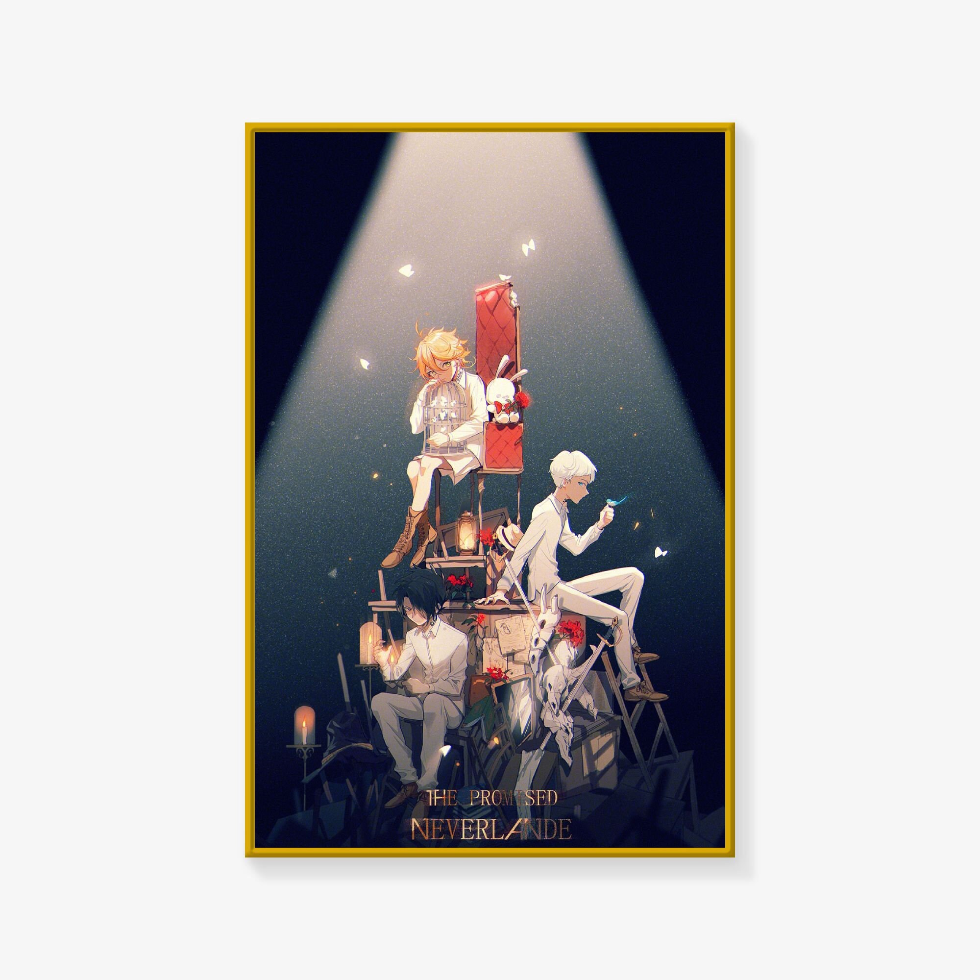 The Promised Neverland Anime Poster Home Decor Paper Wall Posters Emma  Norman Ray Mother Isabella Bar Room Decoration Print Art