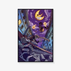 Soul Eater Poster, Japan Anime Poster, Poster Print, Canvas Art Poster Wall Art Picture Print Modern Family bedroom Decor Posters