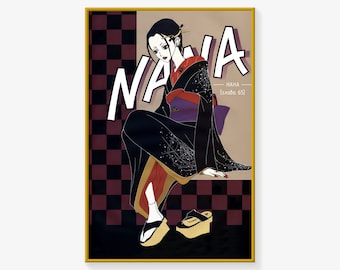 Póster de anime de Nana, póster de Nana, impresión de póster, póster de arte en lienzo, impresión de imagen de arte de pared, carteles de decoración de dormitorio familiar moderno