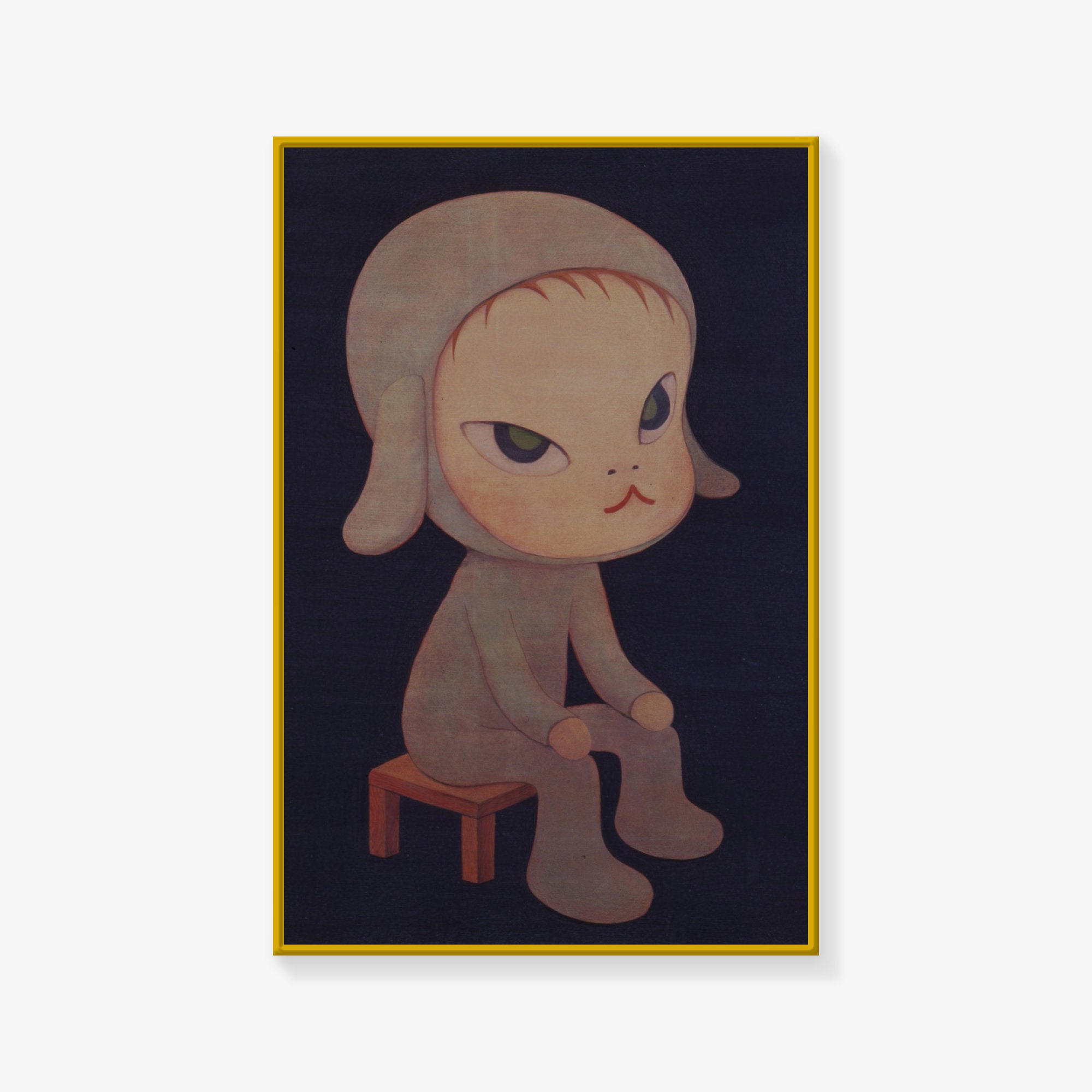 カメチカメ男 デジタルプリント 3点セット 額付き ED30 奈良美智 Yoshitomo Nara Digital Print - Etsy