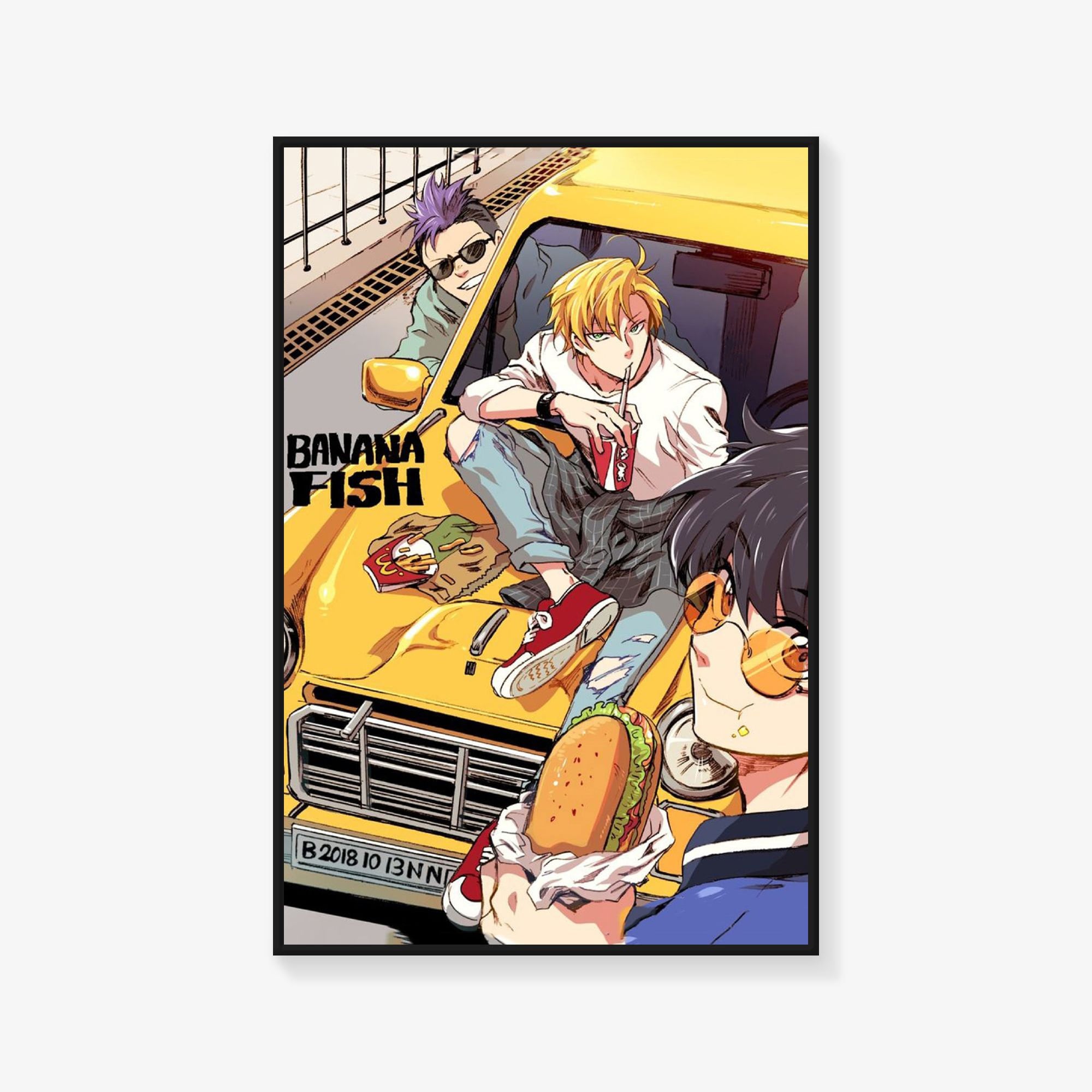 Banana Fish Minimalist Poster  Poster japonês, Anime, Cartaz