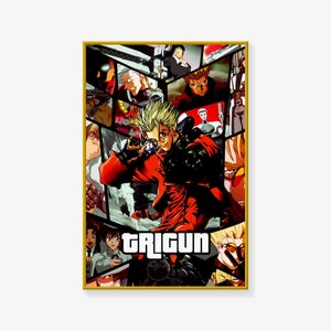 Trigun' Poster, picture, metal print, paint by All Manga Poster